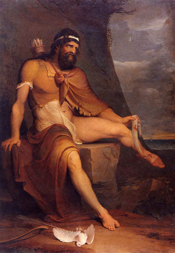 Philoctète sur l’île de Lemnos - James Barry