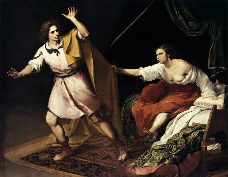 Joseph og Potifars kone - Bartolomé Esteban Murillo