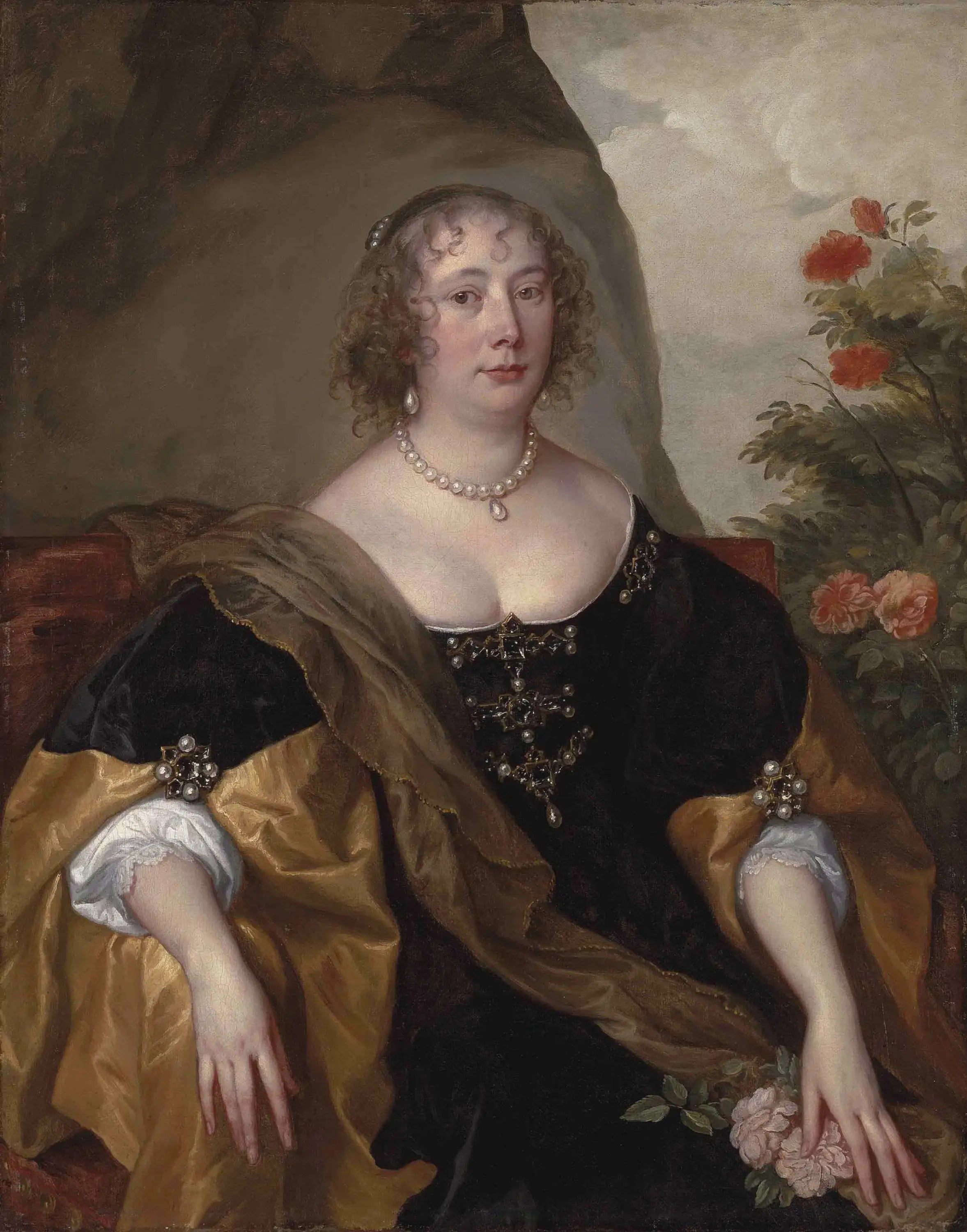 Portrait de Béatrice comtesse d’Oxford - Antoine van Dyck - Alpha Reproduction