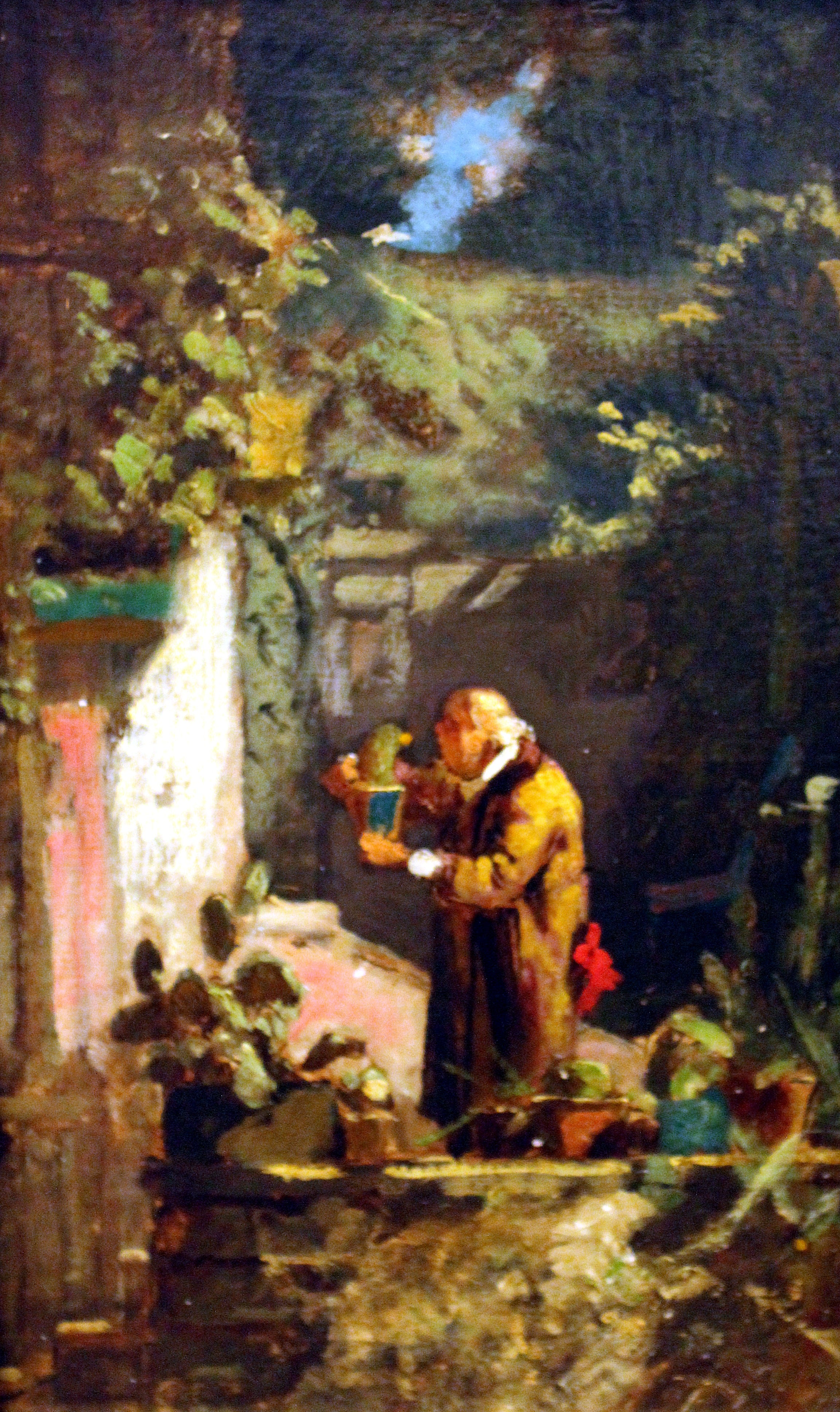Ministeren plejer sine kaktusser - Carl Spitzweg