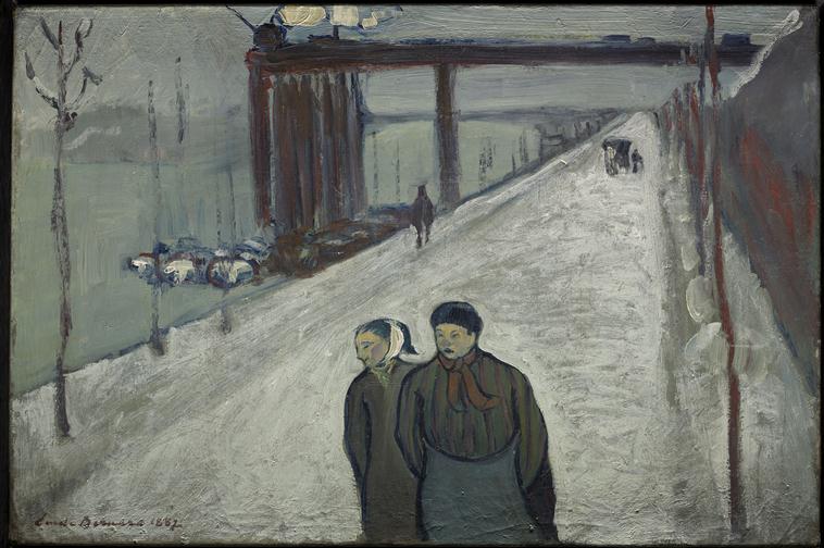 Quai de Clichy-sur-la-Seine - Émile Bernard - Alpha Reproduction