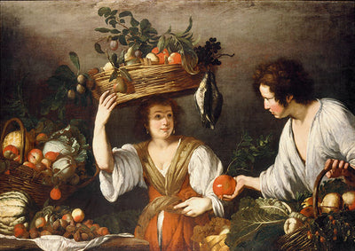 vendeur de fruits - Bernardo Strozzi