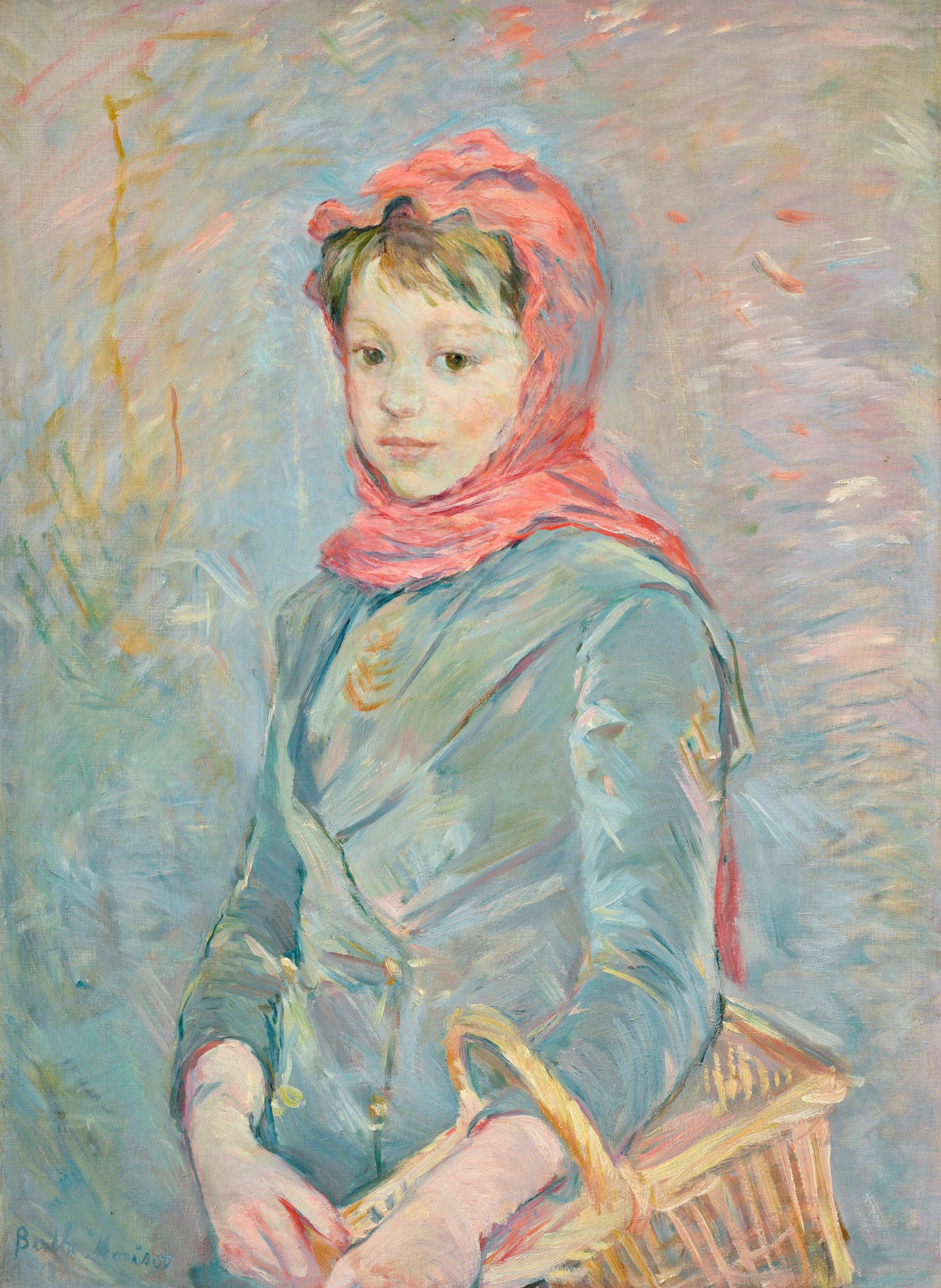Reproduction du tableau « Filet portant un panier - Berthe Morisot » par Alpha Reproduction en peinture à l’huile