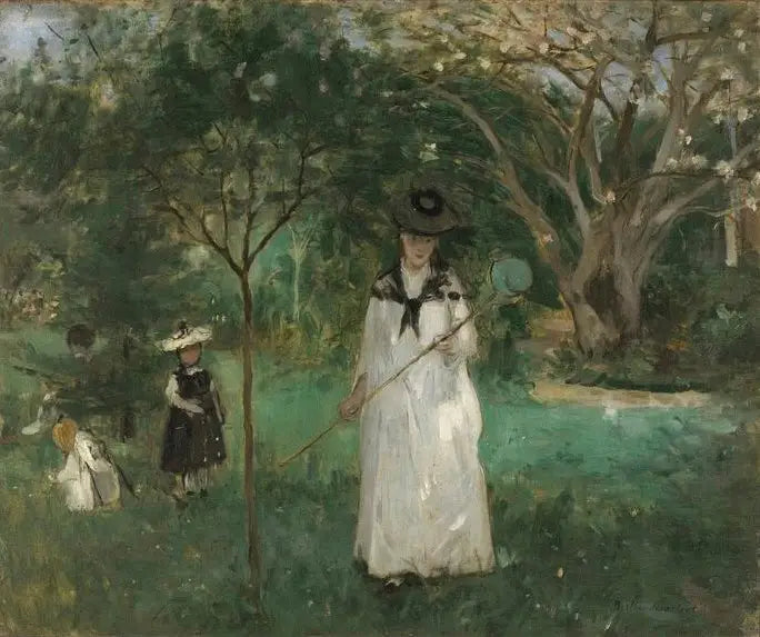 Sommerfuglejagt - Berthe Morisot