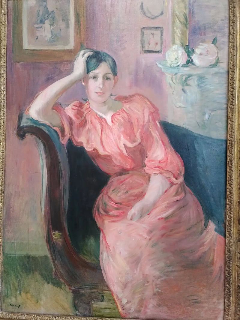 Portræt af Jeanne Pontillon - Berthe Morisot