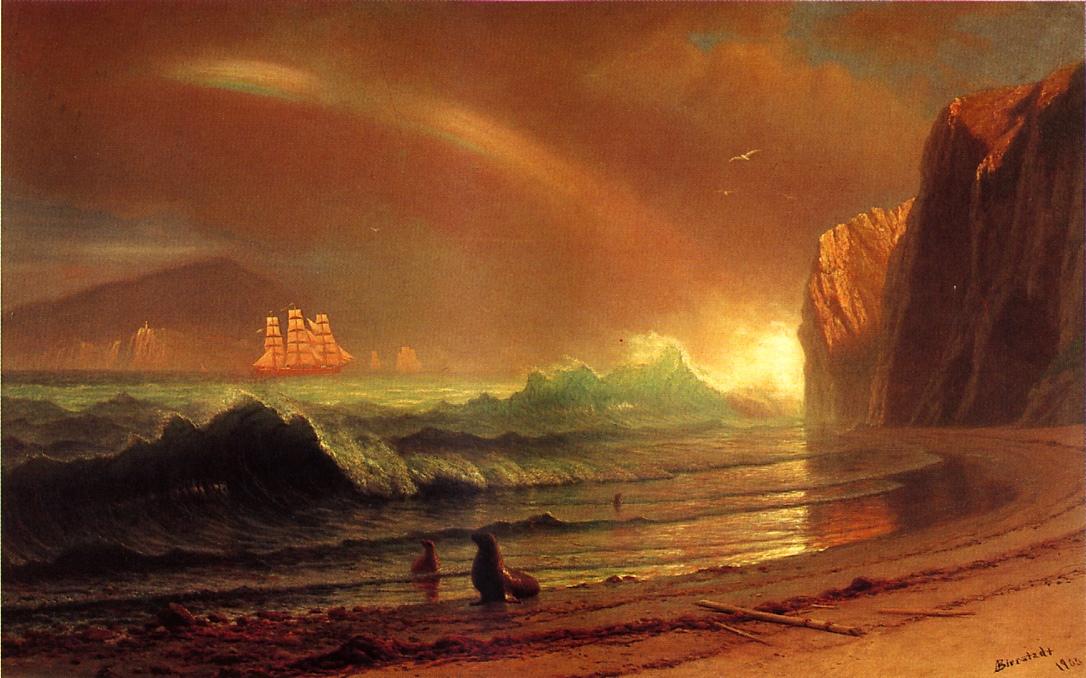 Le Golden Gate - Albert Bierstadt