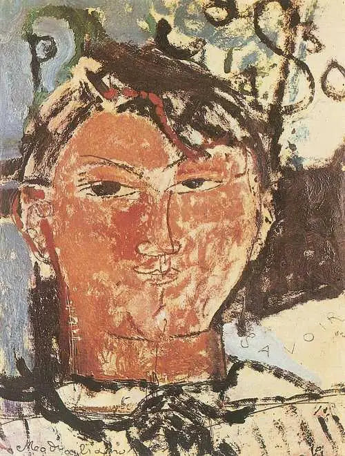 Portræt af Pablo Picasso - Amedeo Modigliani