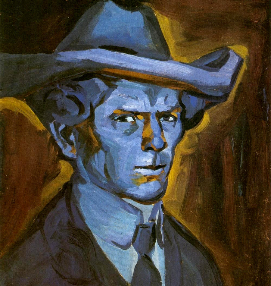 Autoportrait bleu, Bohumil Kubišta, 1909