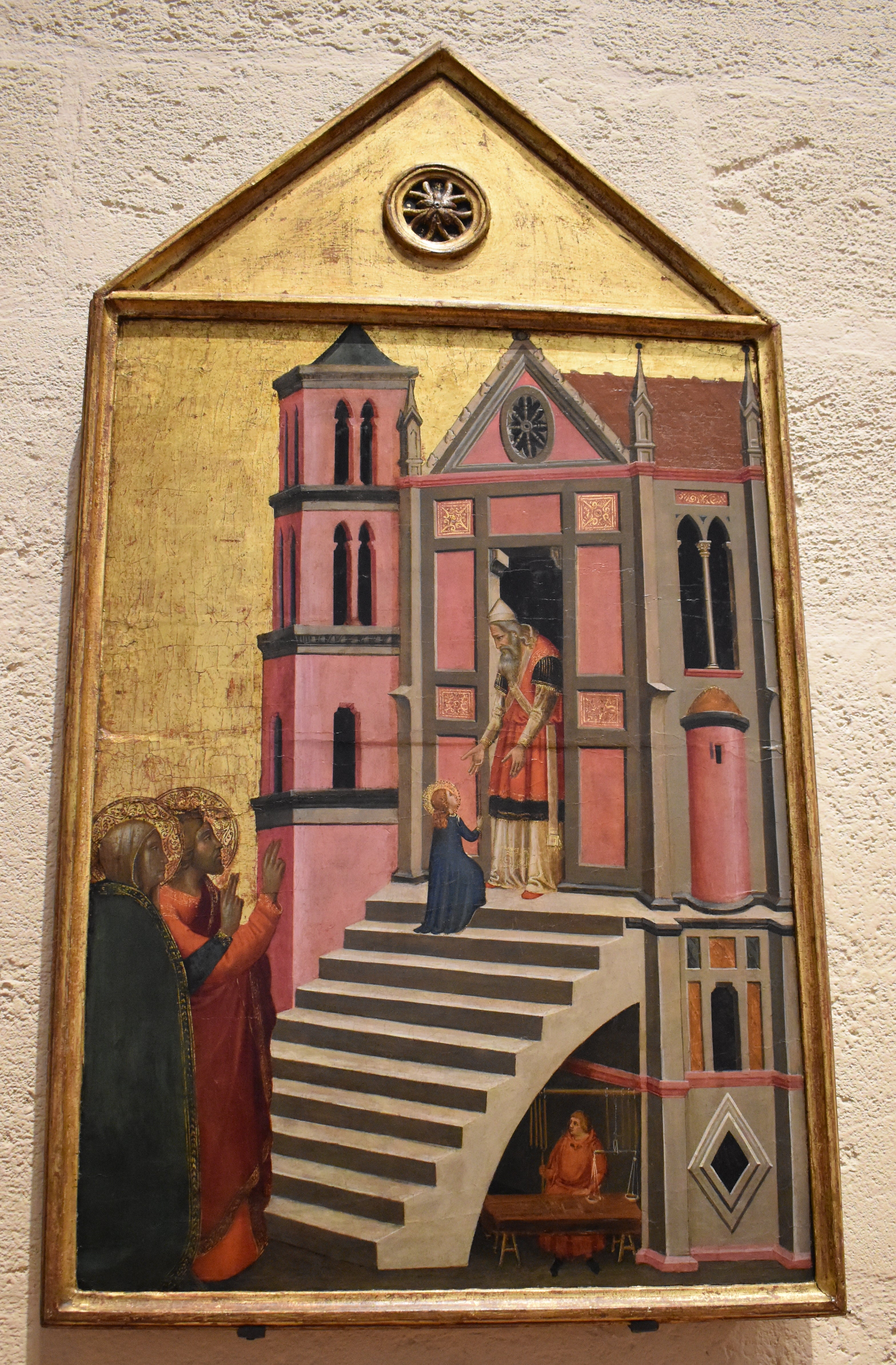 la Présentation de Vierge au temple - Giotto