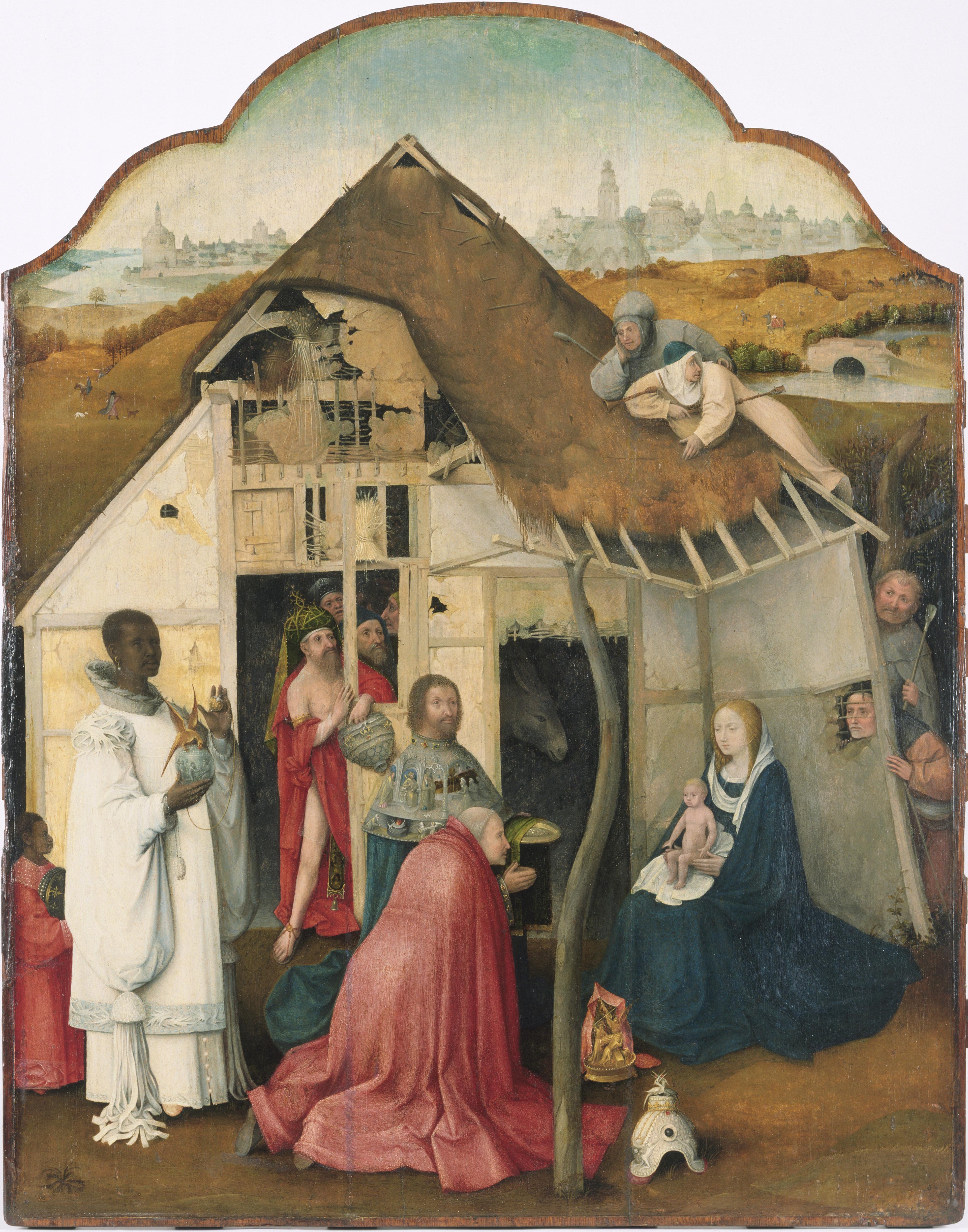 De hellige tre kongers tilbedelse - Hieronymus Bosch