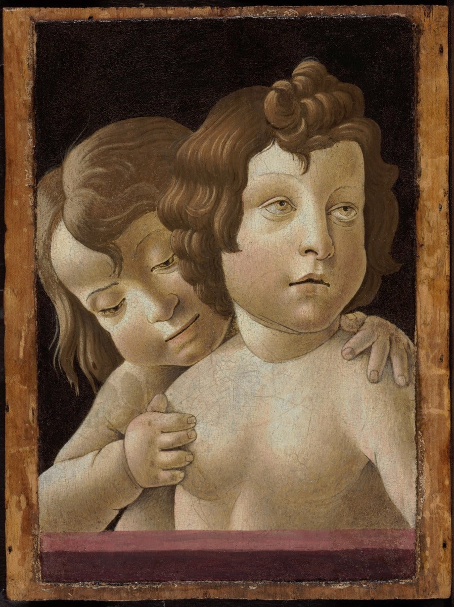 Jesusbarnet og den lille Johannes Døberen - Sandro Botticelli