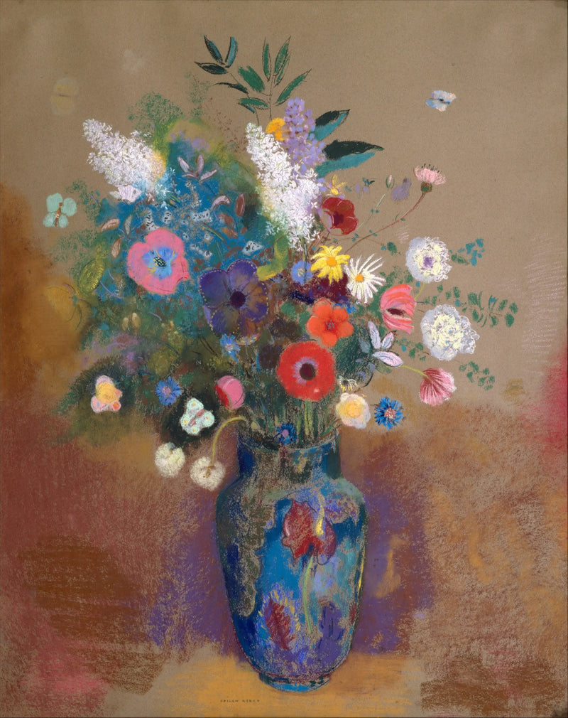Blomsterbuket - Odilon Redon