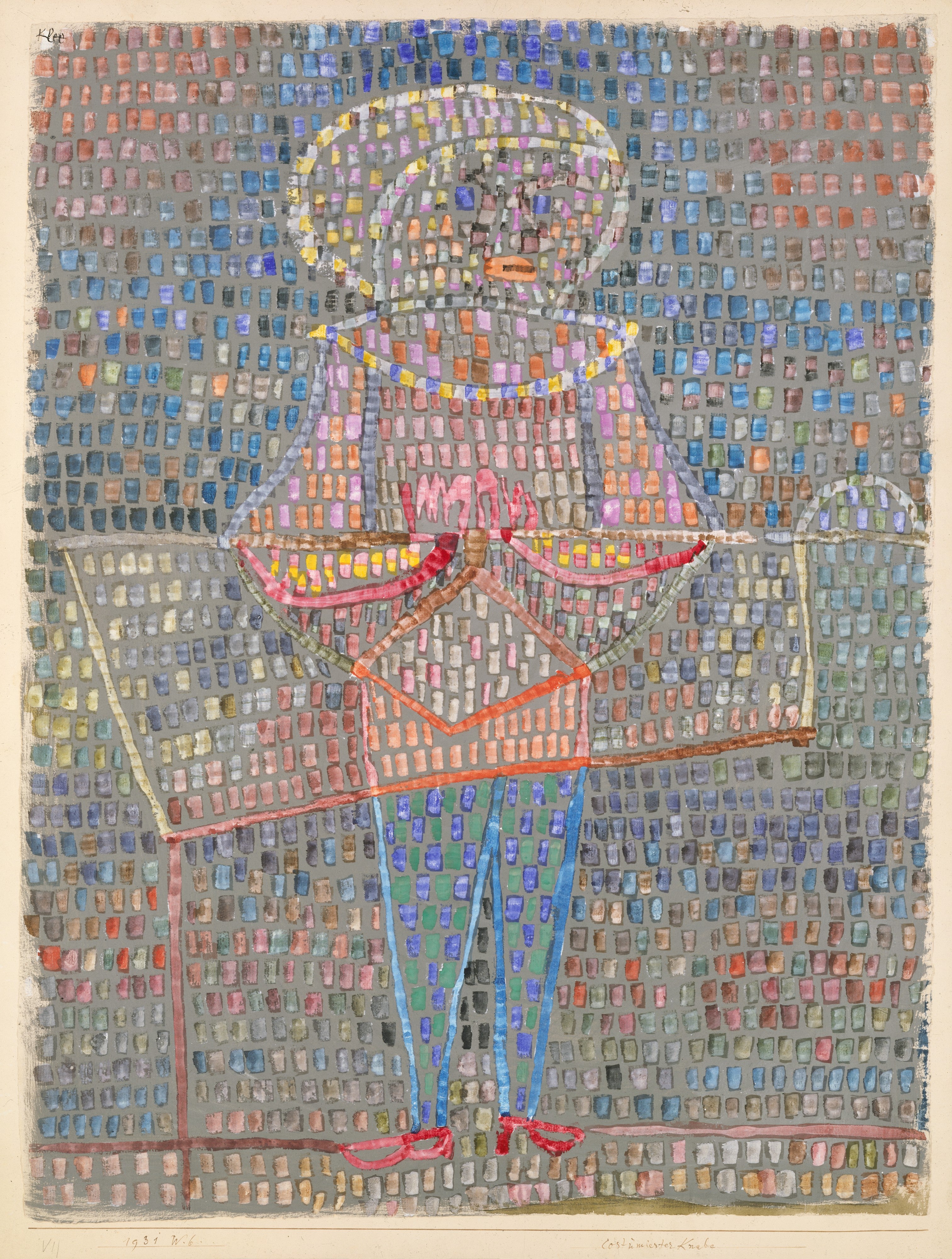 Dreng i kostume - Paul Klee