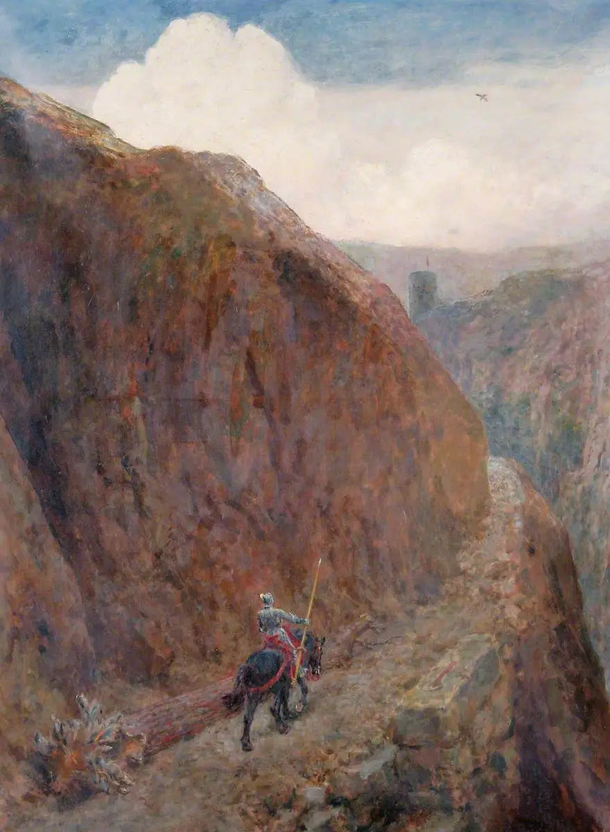 Le jeune Roland est venu à la Tour Sombre - Briton Rivière - Alpha Reproduction