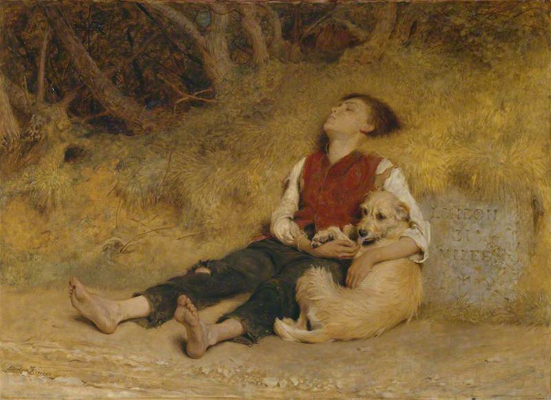 Son seul ami - Briton Rivière