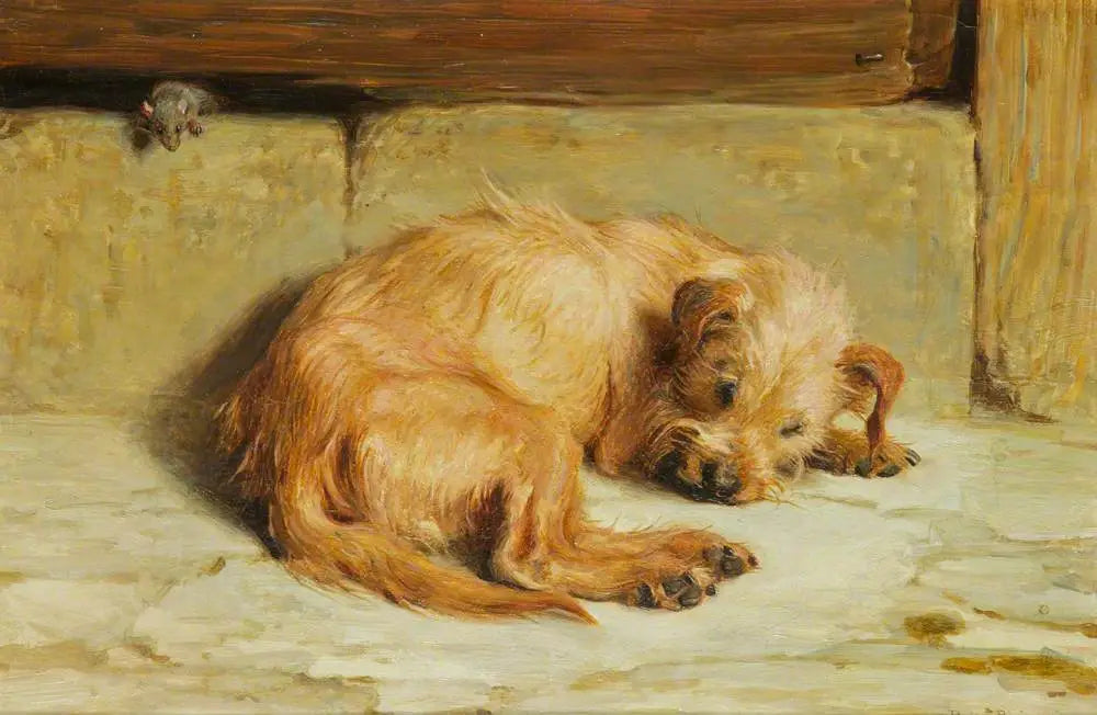 Chien de garde - Briton Rivière - Alpha Reproduction