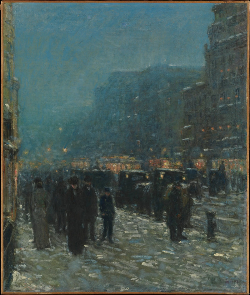 Broadway og 42. gade - Childe Hassam