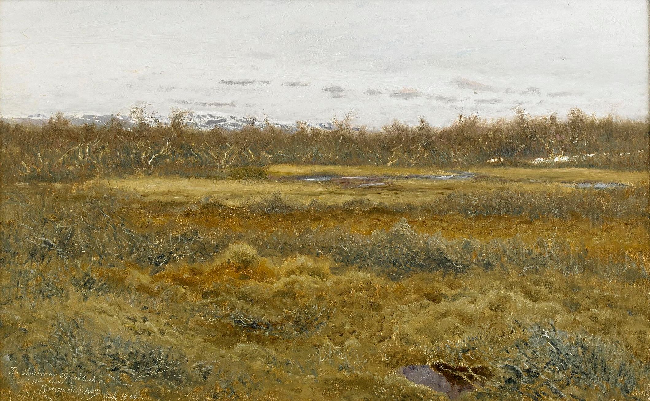 Paysage avec colline - Bruno Liljefors