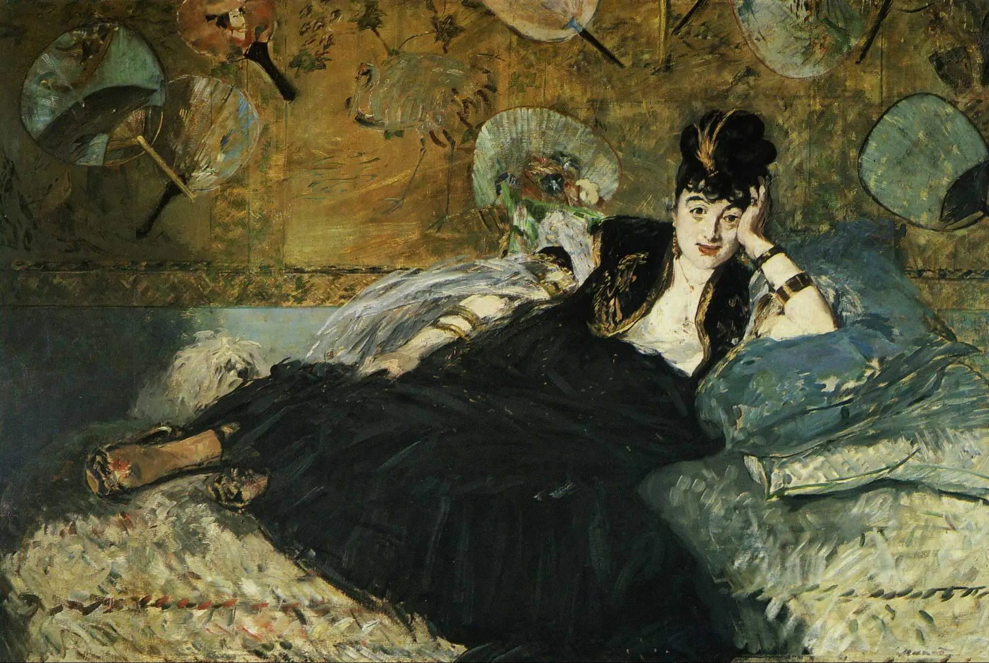 Reproduction du tableau « Nina de Callais - Édouard Manet » par Alpha Reproduction en peinture à l’huile