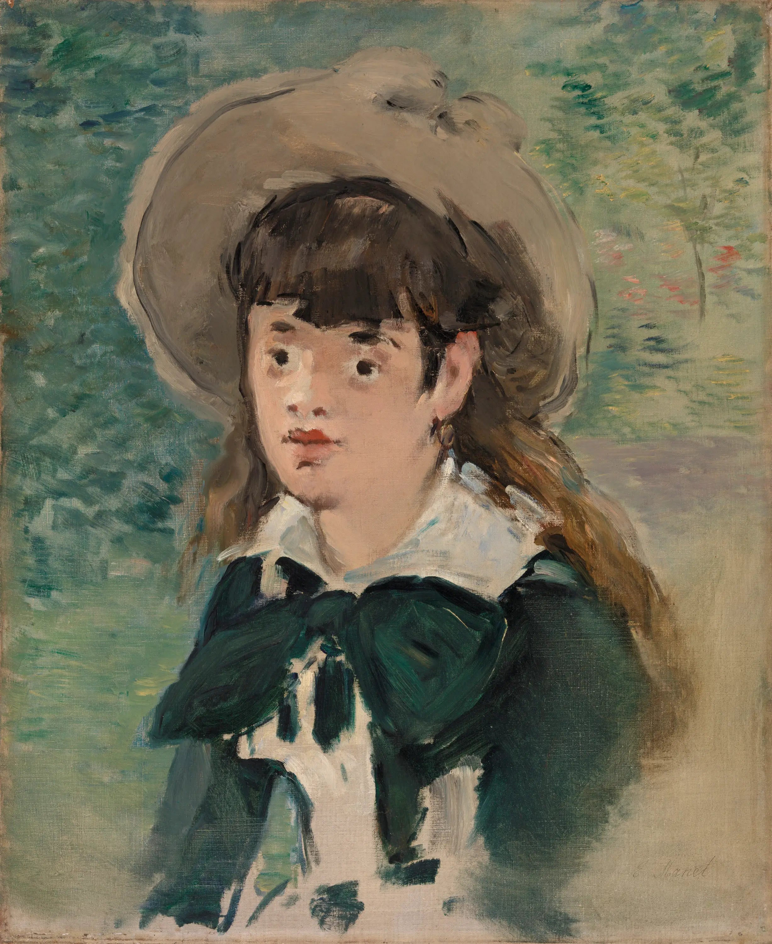 Reproduction du tableau « Filet sur un banc - Édouard Manet » par Alpha Reproduction en peinture à l’huile