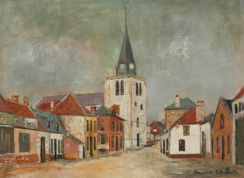 Église de Bucquoy, près d'Arras (1915) - Maurice Utrillo