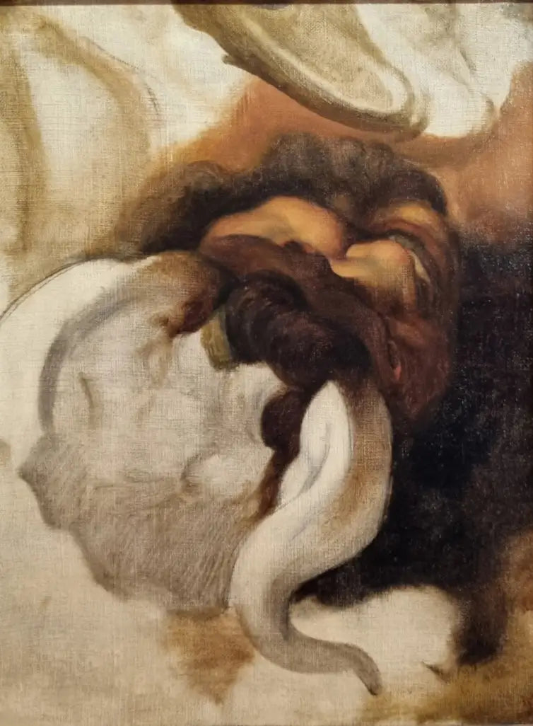 Étude d’après Saint Michel terrassant le démon de Raphaël - Hippolyte Flandrin - Alpha Reproduction