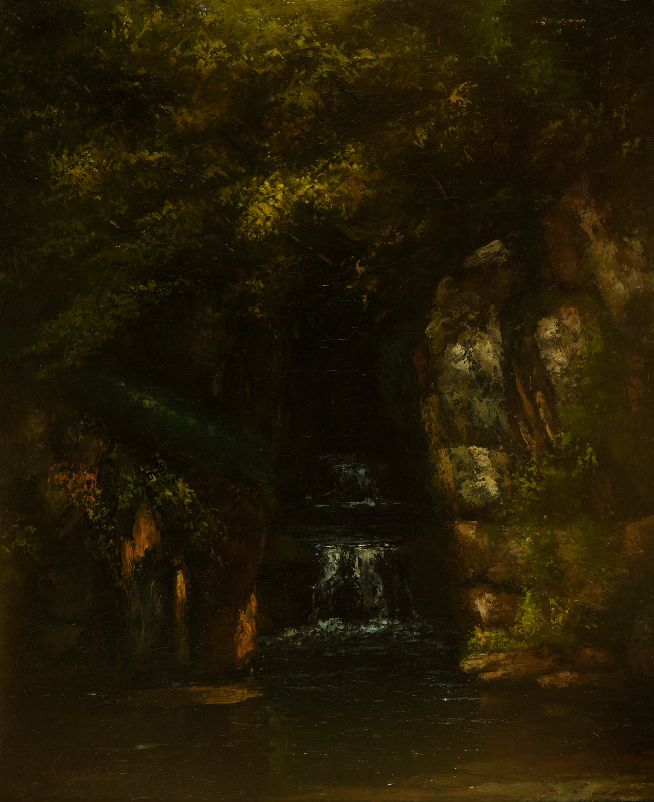 Paysage sans ciel - Gustave Courbet