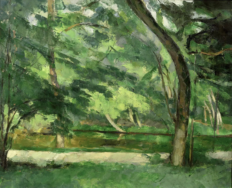 Søen ved Søstrene i Osny, nær Pontoise - Paul Cézanne