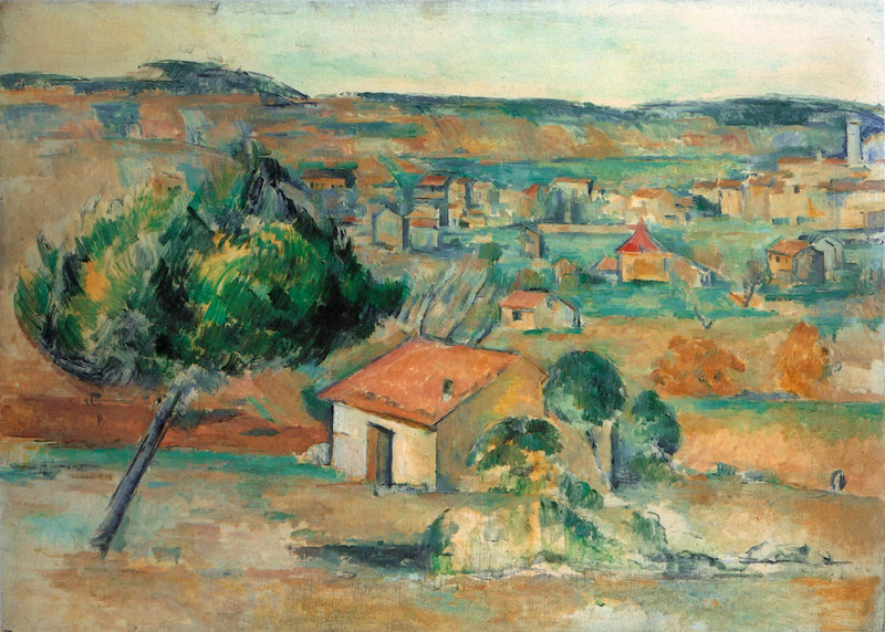 Gardanne set fra Claou - Paul Cézanne