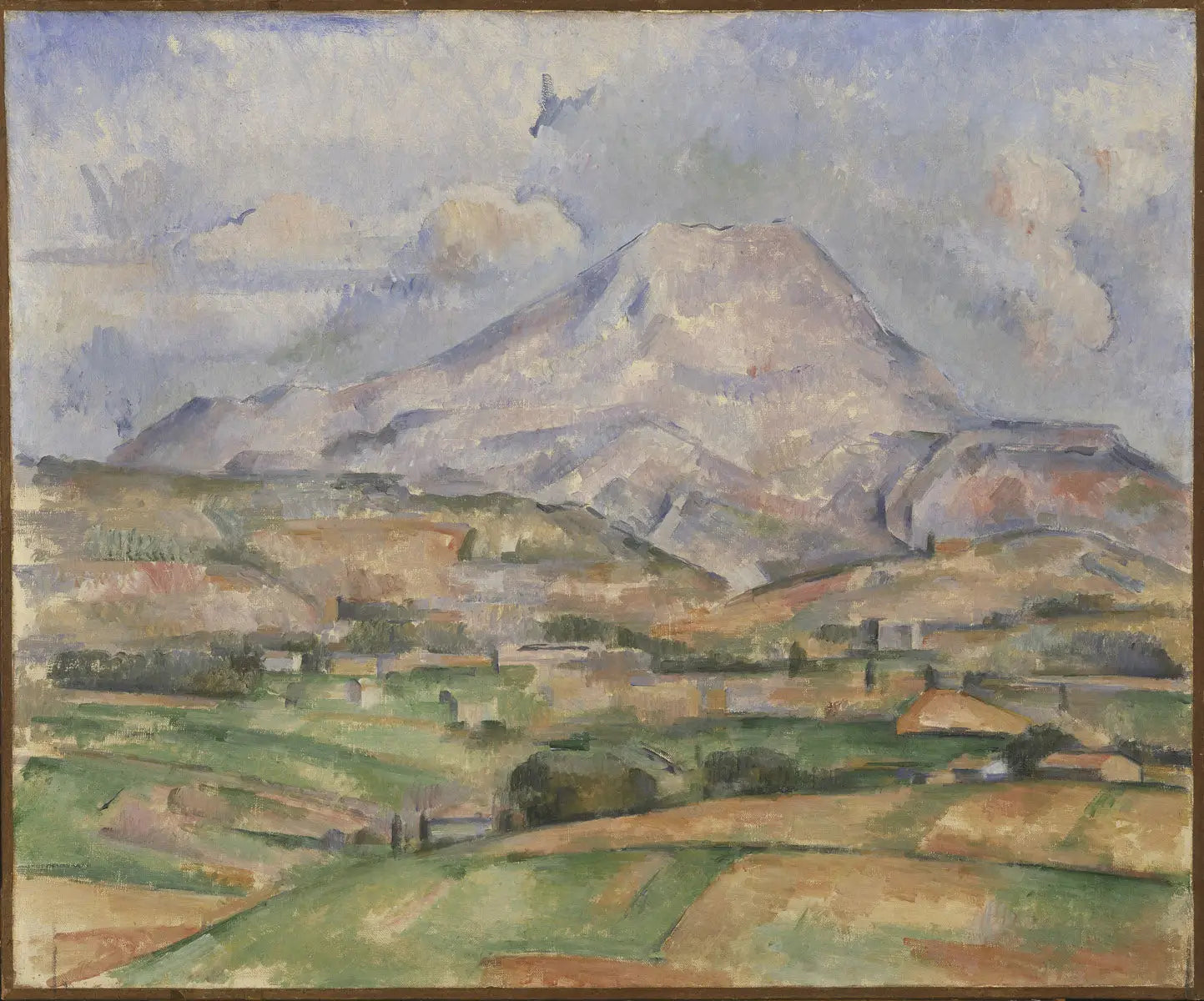 Reproduction du tableau « La Montagne Sainte-Victoire - Paul Cézanne » par Alpha Reproduction en peinture à l’huile