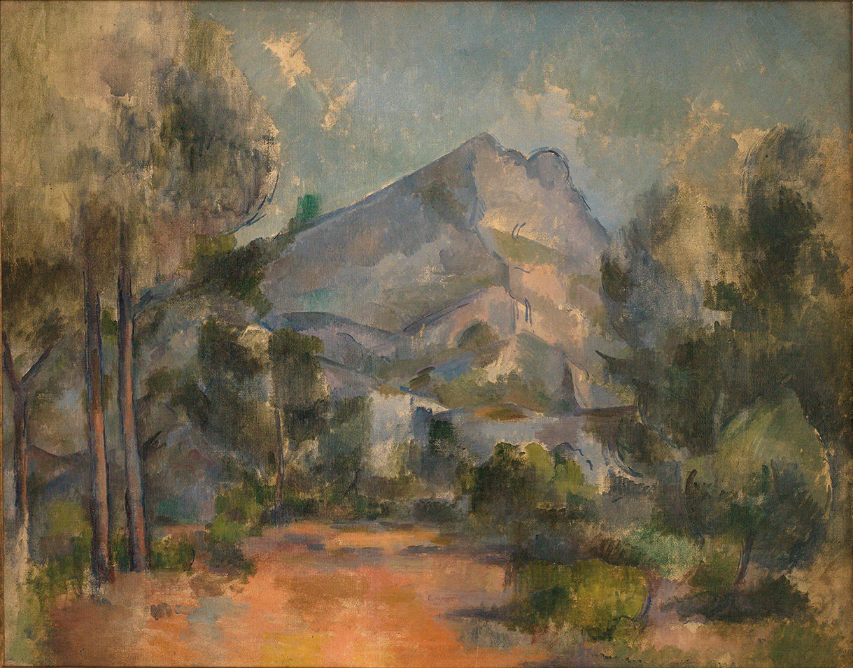 Reproduction du tableau « La Montagne Sainte-Victoire - Paul Cézanne » par Alpha Reproduction en peinture à l’huile