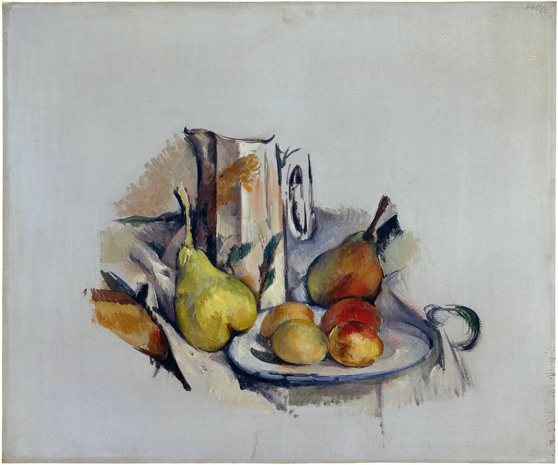 Stilleben med kande - Paul Cézanne