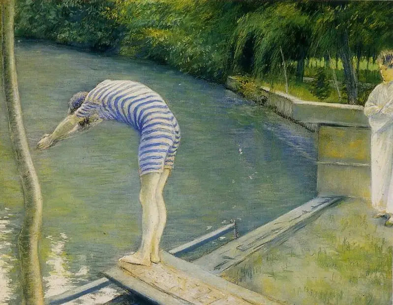 Svømmeren - Gustave Caillebotte