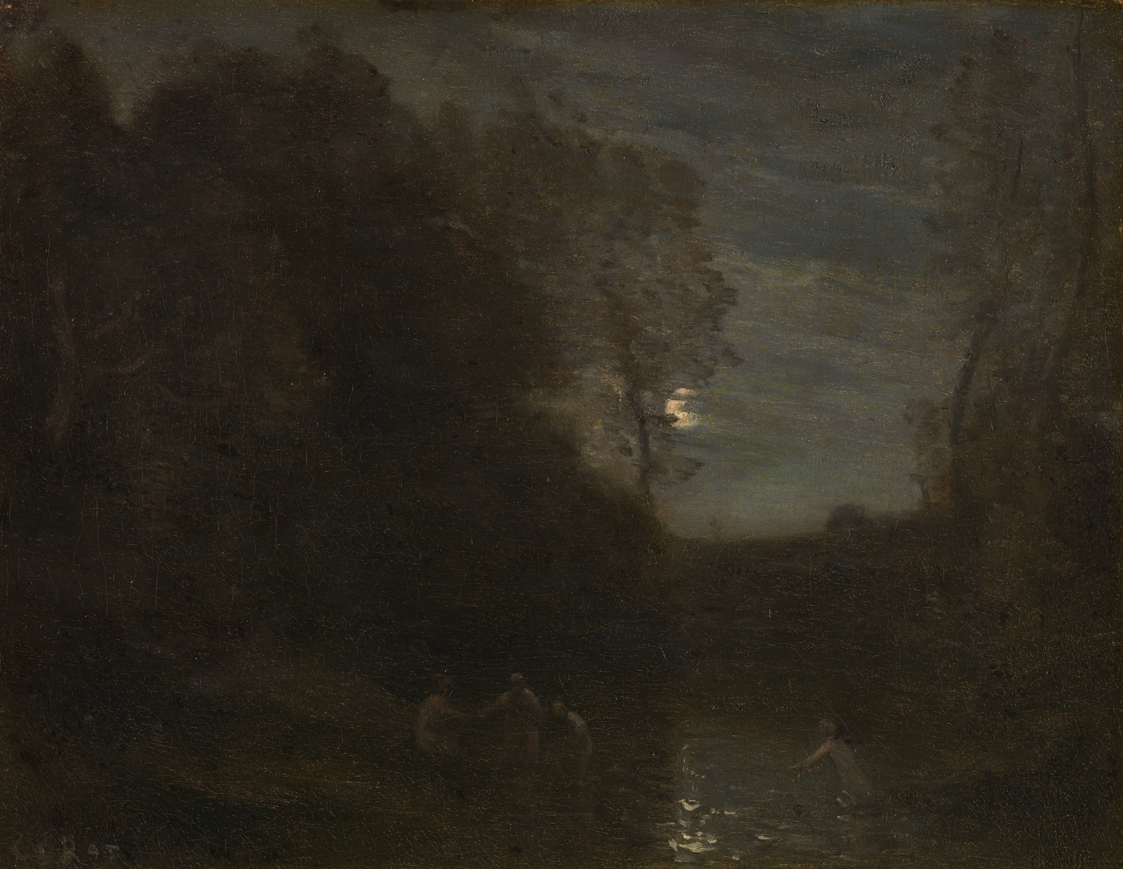 Clair de lune - Jean-Baptiste Camille Corot