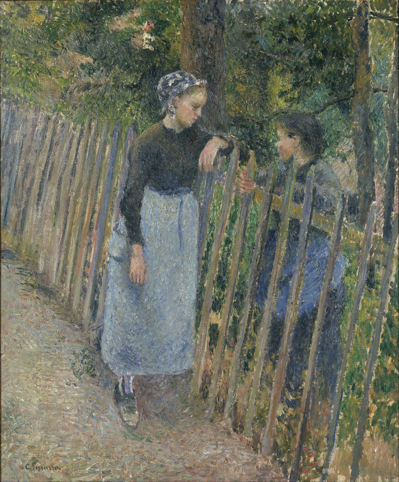 Samtalen - Camille Pissarro