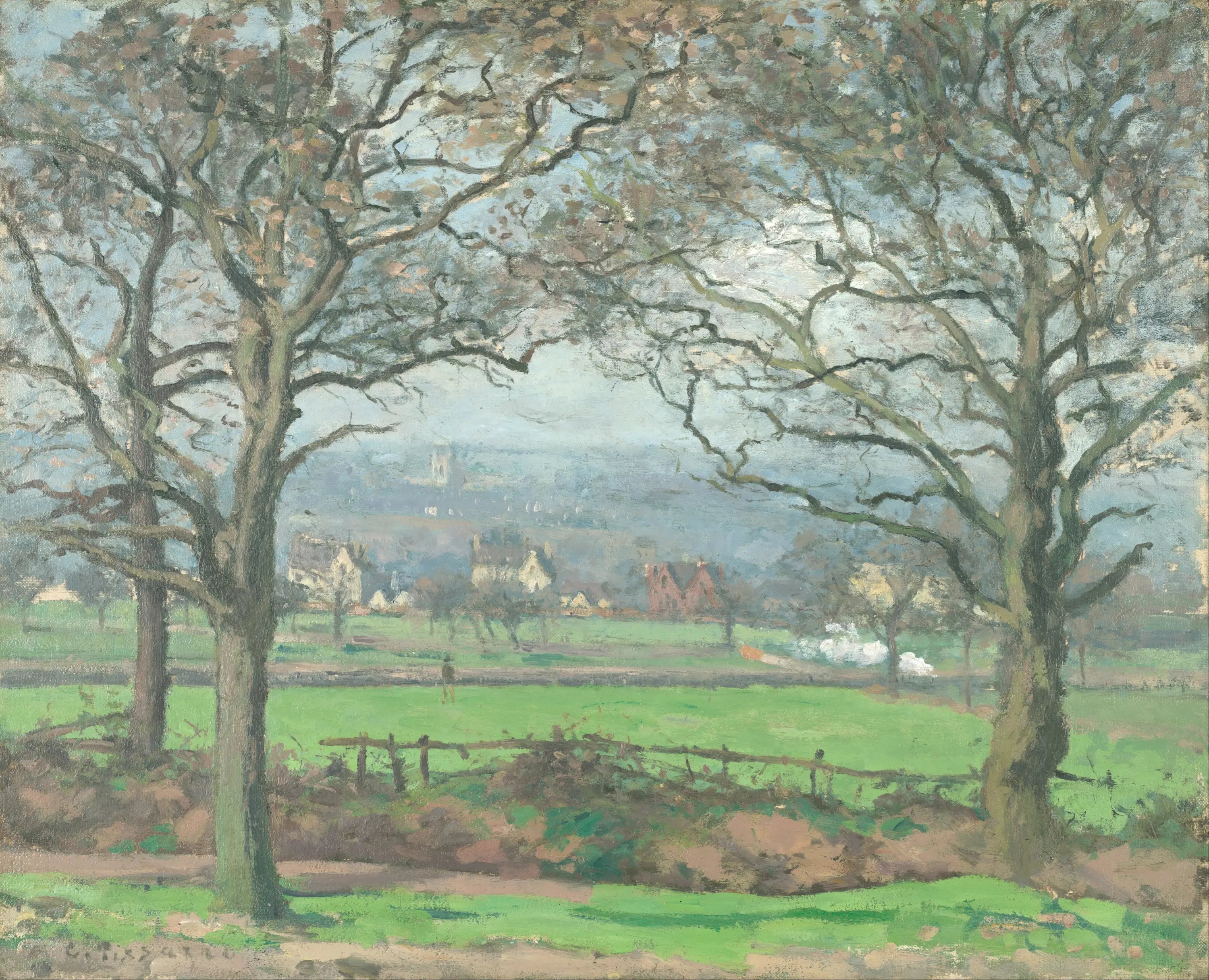 Reproduction du tableau « Près de Sydenham Hill - Camille Pissarro » par Alpha Reproduction en peinture à l’huile