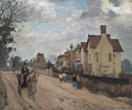 Reproduction du tableau « Rue à Upper Norwood - Camille Pissarro » par Alpha Reproduction en peinture à l’huile