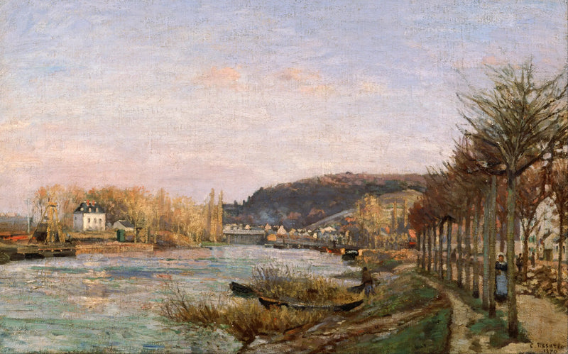 Seinen ved Bougival - Camille Pissarro