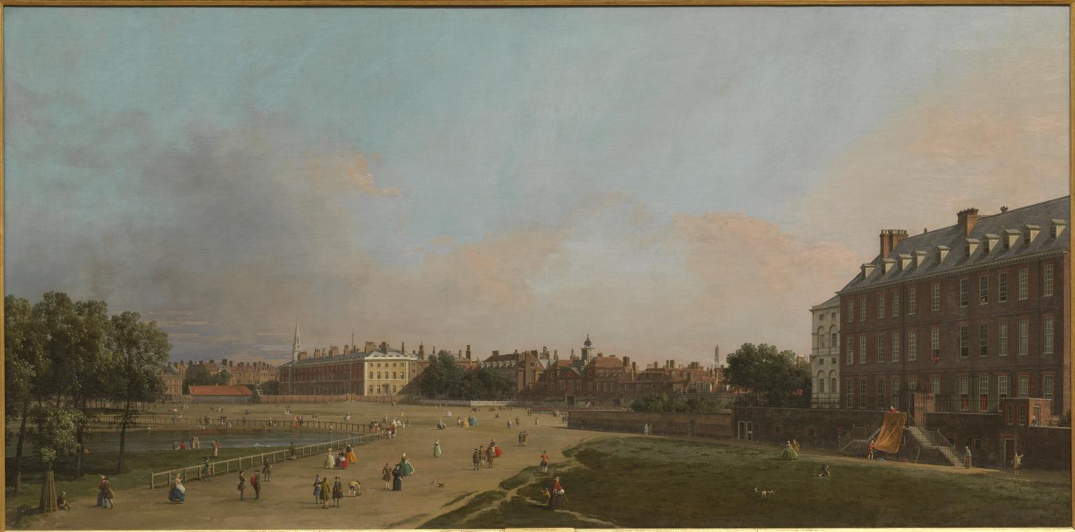 Londres : Old Horse Guards depuis St James's Park - Canaletto