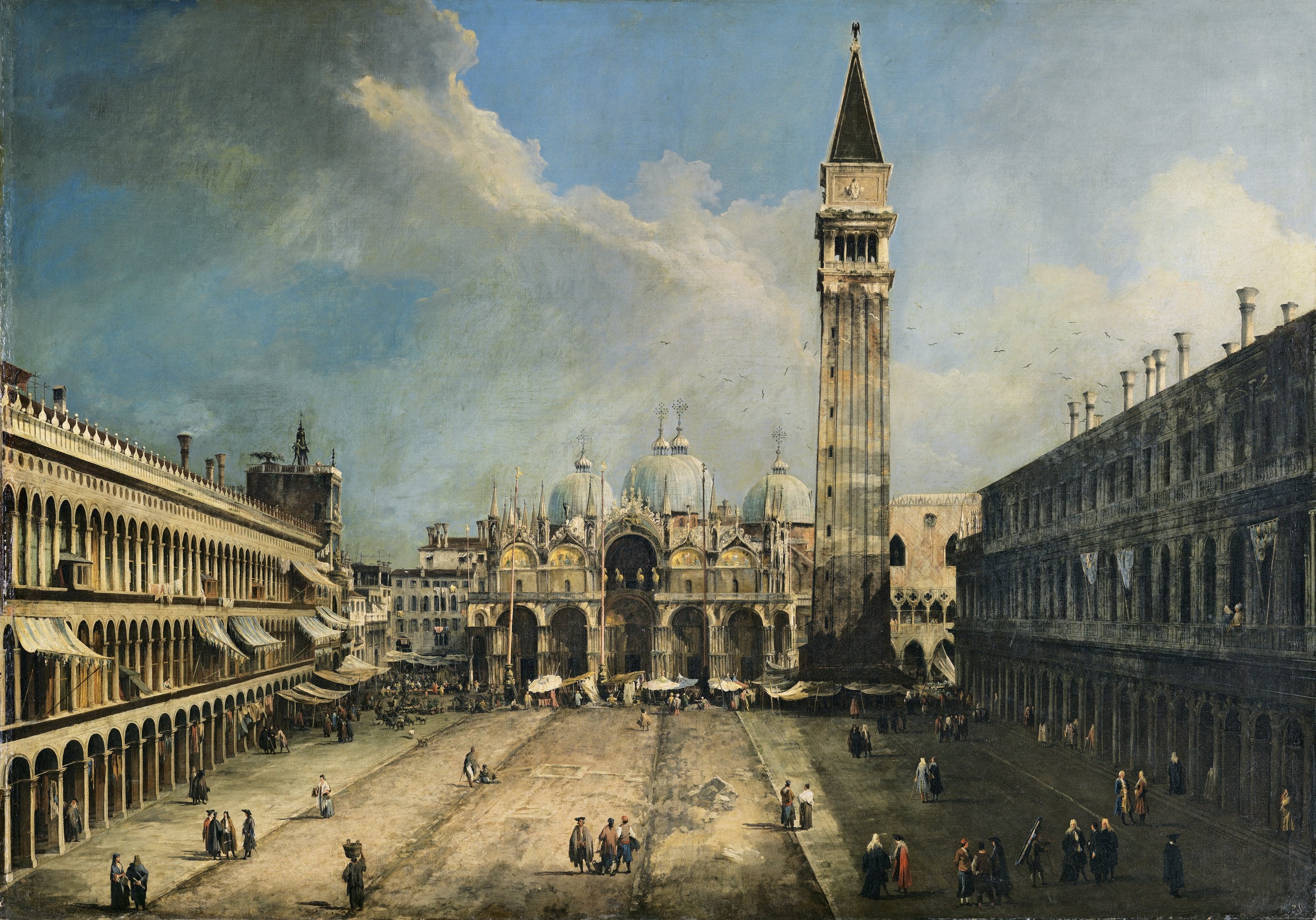 La Place Saint-Marc à Venise - Canaletto