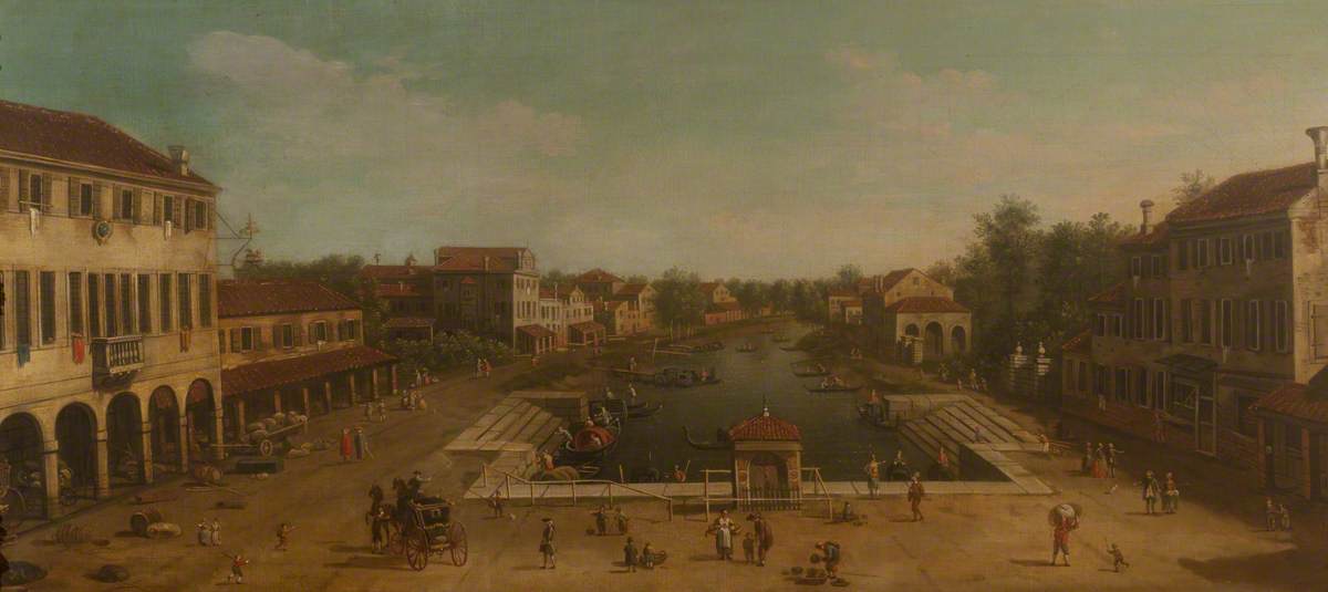 Vue de Mestre - Canaletto