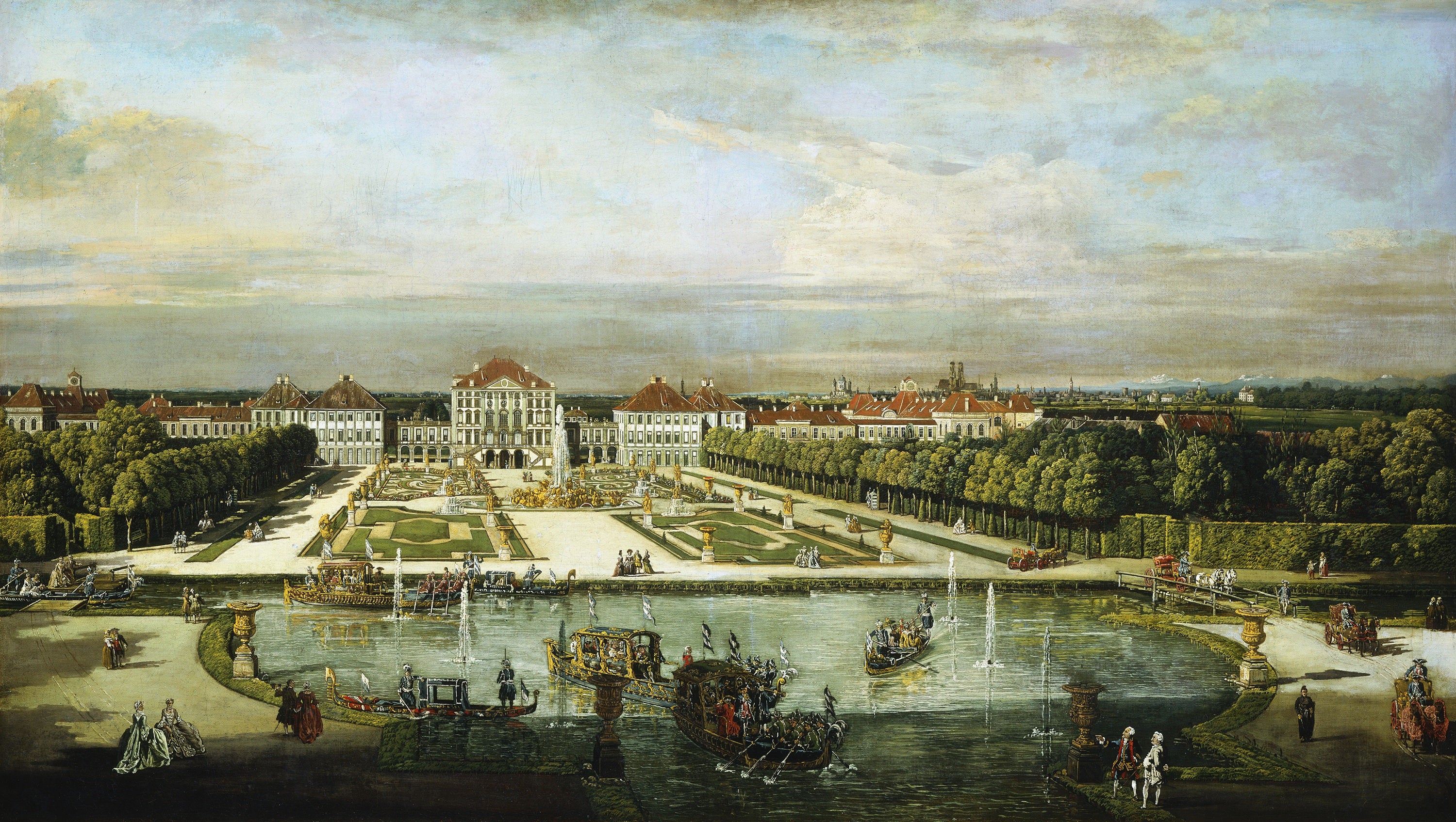 Château de Nymphenburg, Munich - Canaletto