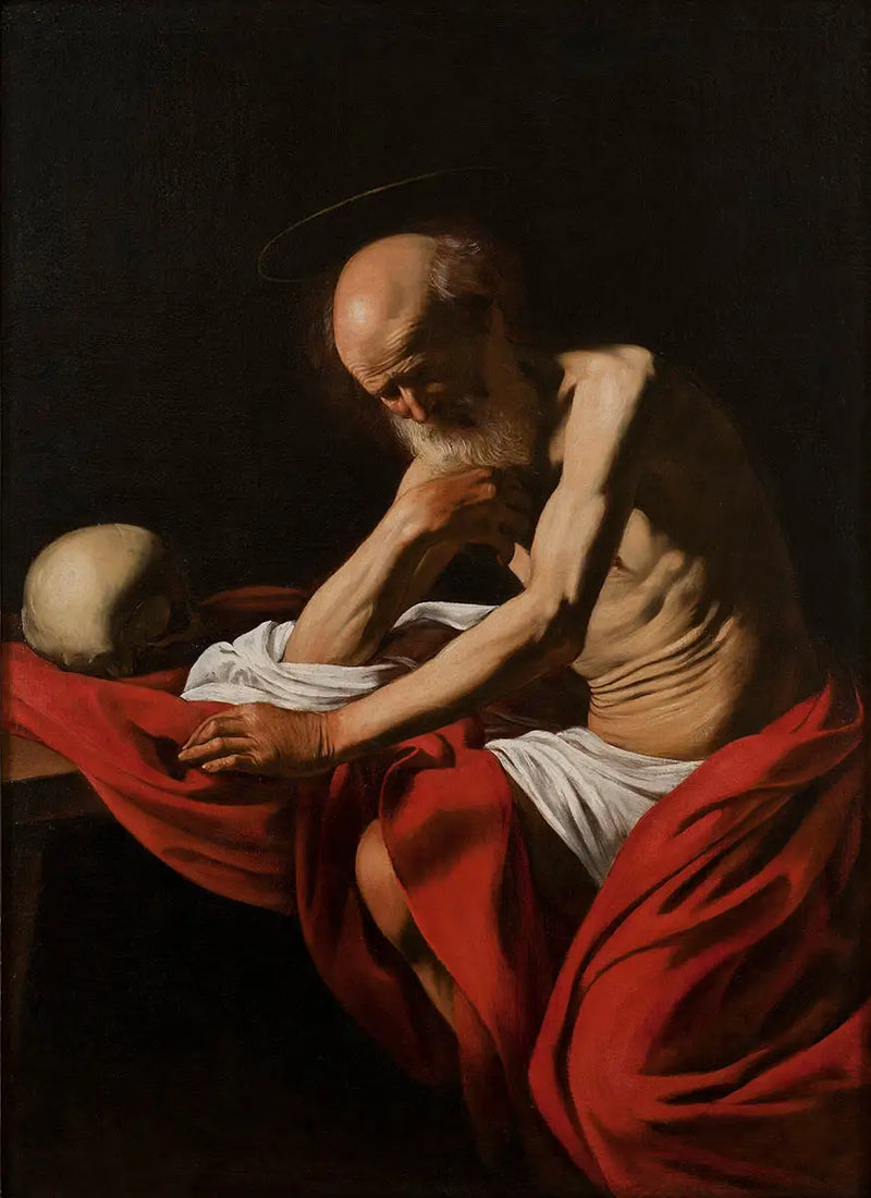 Sankt Hieronymus i meditation - Caravaggio