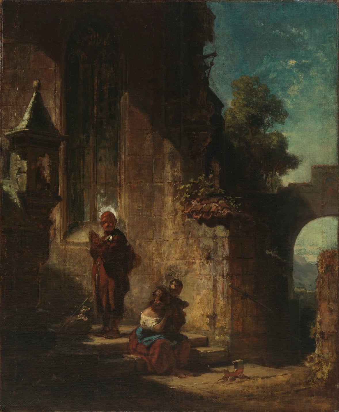 Den hykleriske - Carl Spitzweg