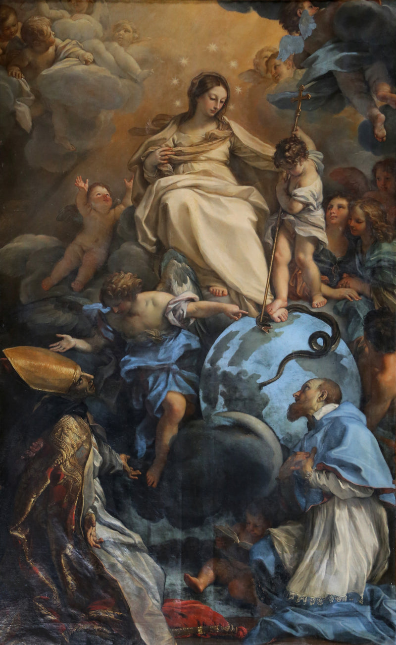 Vierge en gloire avec saint François de Sales et saint Thomas de Villeneuve - Carlo Maratta