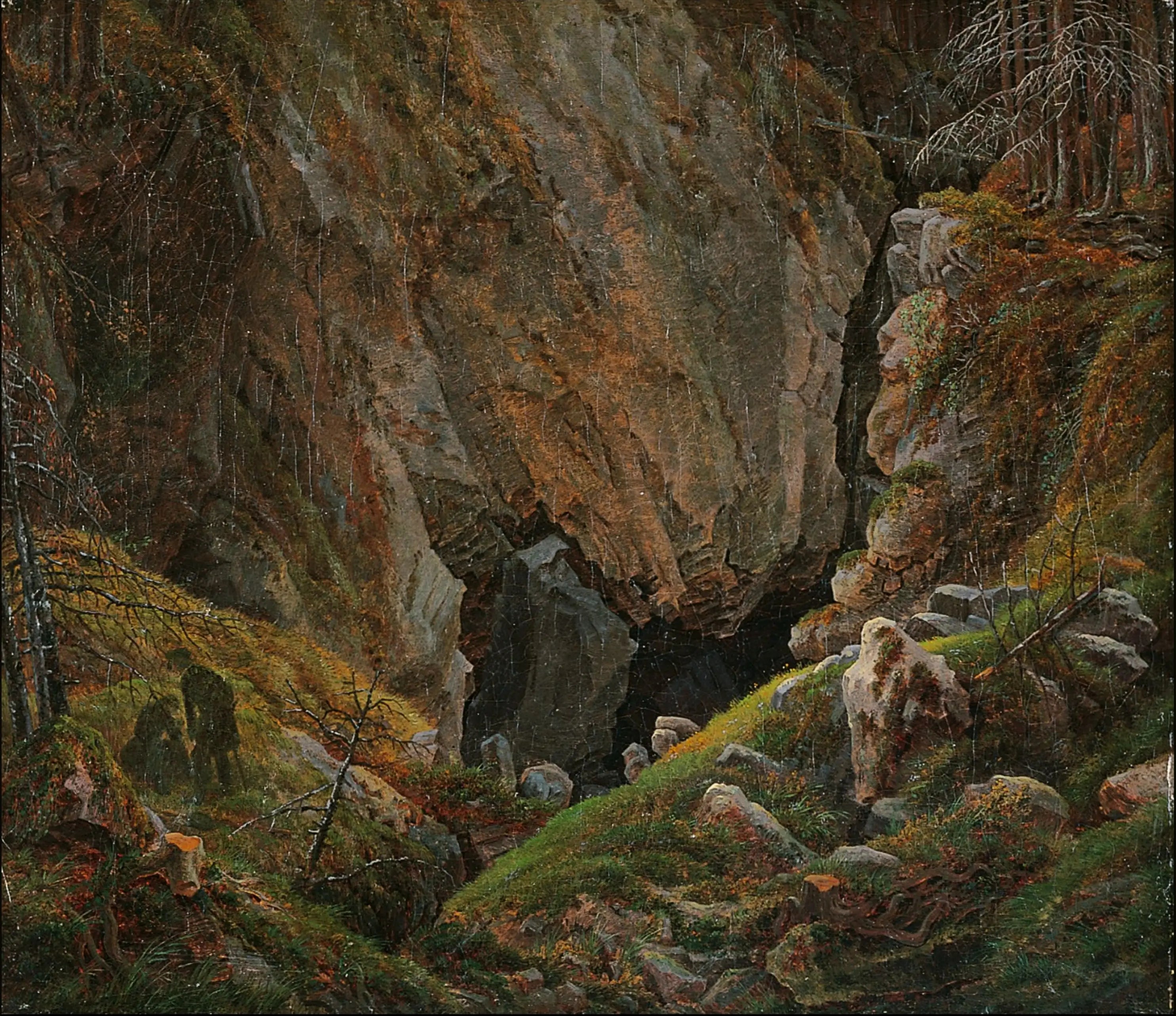 Reproduction du tableau « Gorge dans le Hartz - Caspar David Friedrich » par Alpha Reproduction en peinture à l’huile