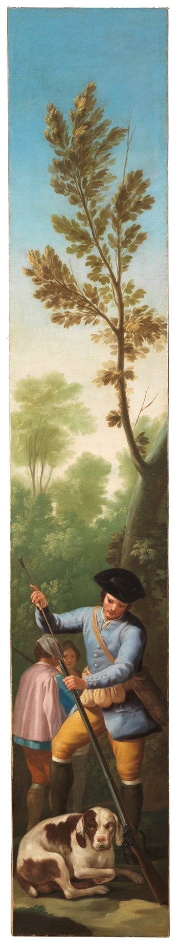 Reproduction du tableau « Chasseur chargé de son fusil - Francisco de Goya » par Alpha Reproduction en peinture à l’huile