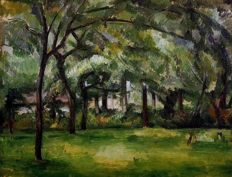 Normandisk gård, sommer (Hattenville) - Paul Cézanne