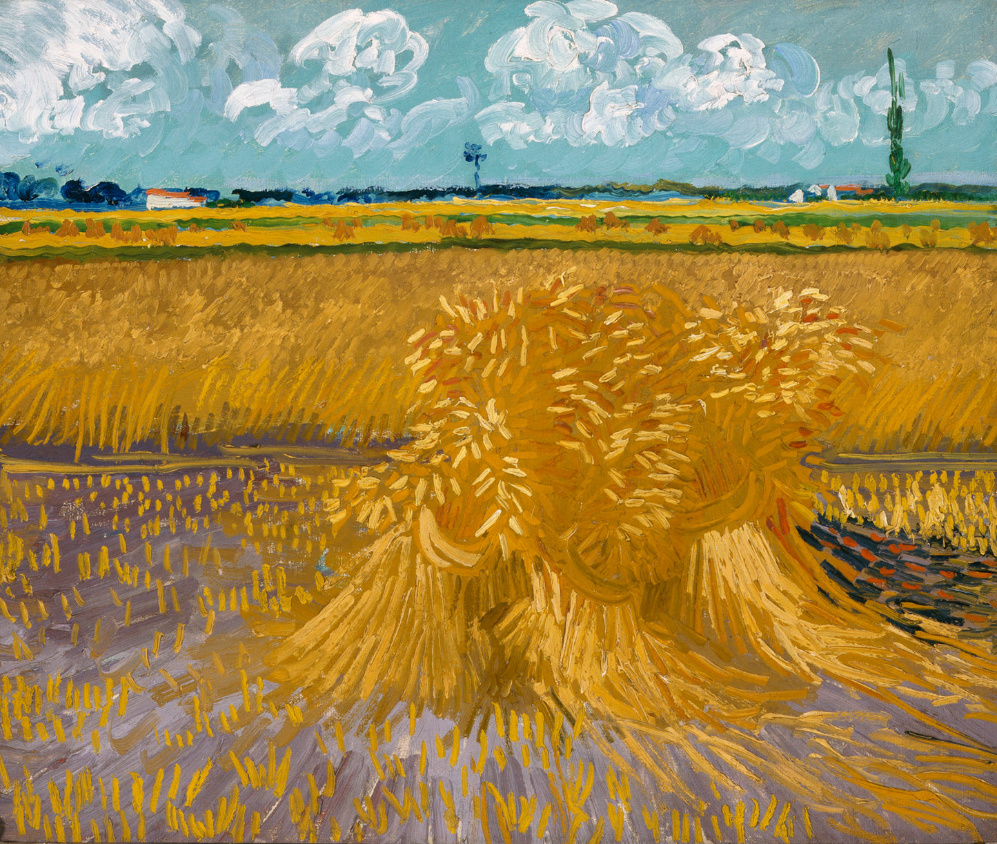 🌾 Hvedemark med neg – Vincent van Gogh (ca. 1885–1890)
