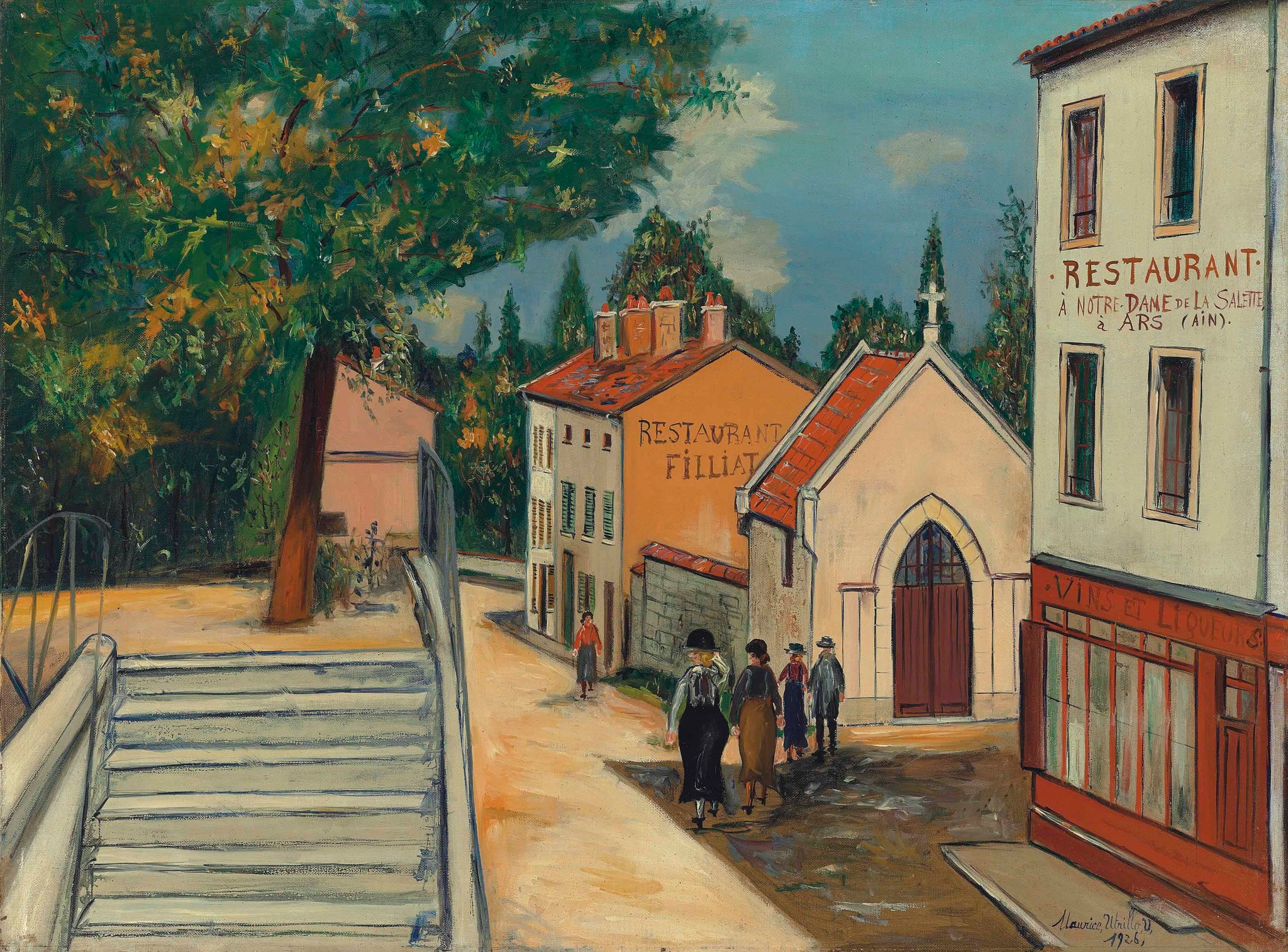 Chapelle Notre-Dame de la Salette, à Ars (Ain) - Maurice Utrillo